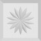 Ekena Millwork Standard Sedgwick Flower Rosette With Beveled Edge, 3"W x 3"H x 3/4"P ROSP030X030X075SDG10 - alternate 4